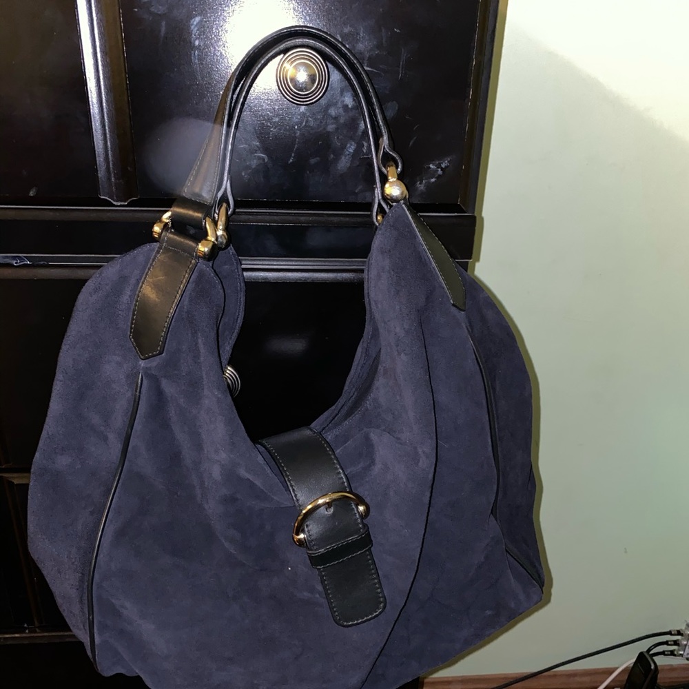 Velvet handbag